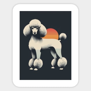 Poodle Dog 3 - Japanese Old Vintage Sticker